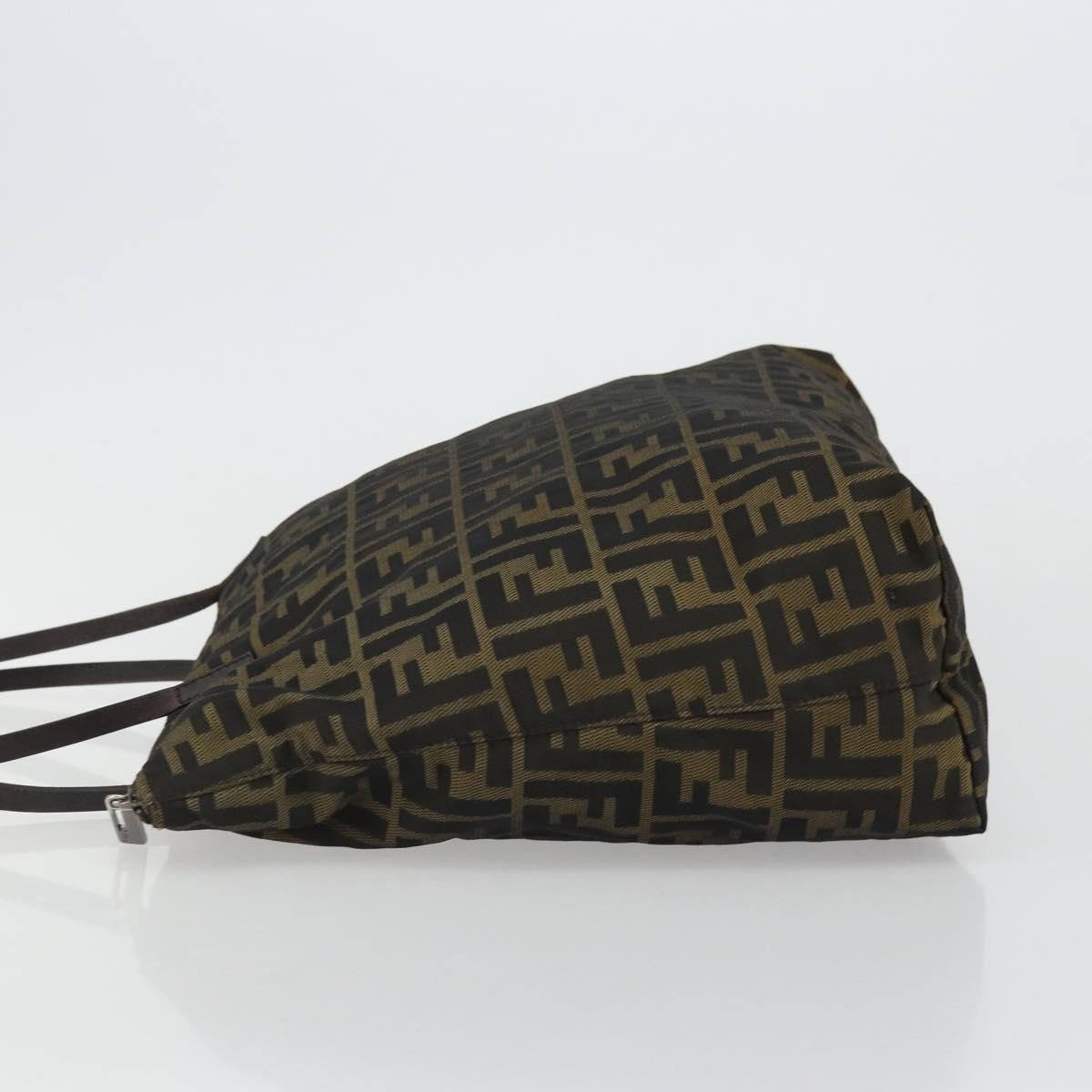 Fendi Zucca Tote Canvas Zwart