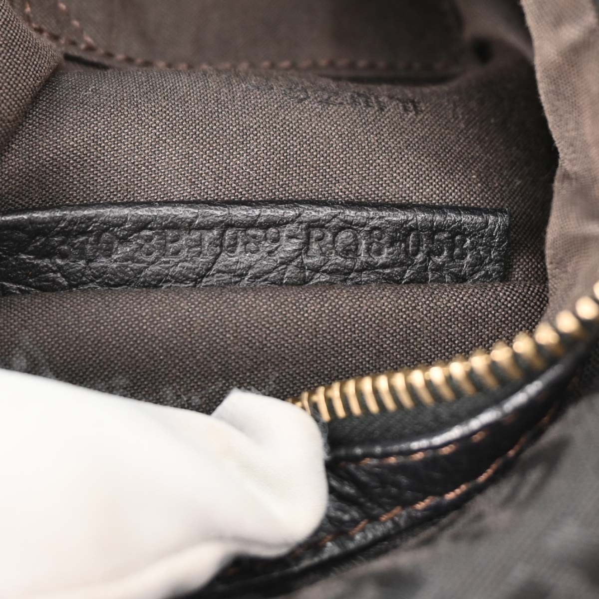 Fendi Fendi Vintage F Charm Messenger Bag Zucchino Canvas Small Zwart