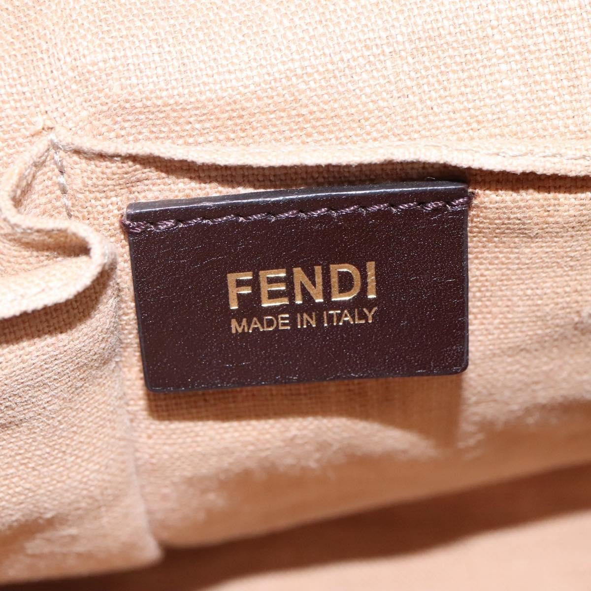 Fendi Fendi 2Jours Bag Canvas Medium Beige