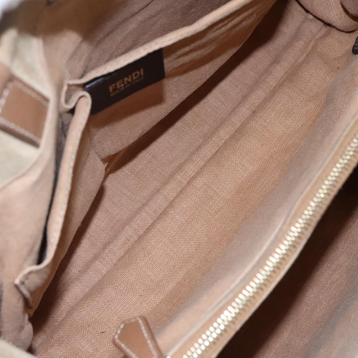 Fendi Fendi 2Jours Bag Canvas Medium Beige