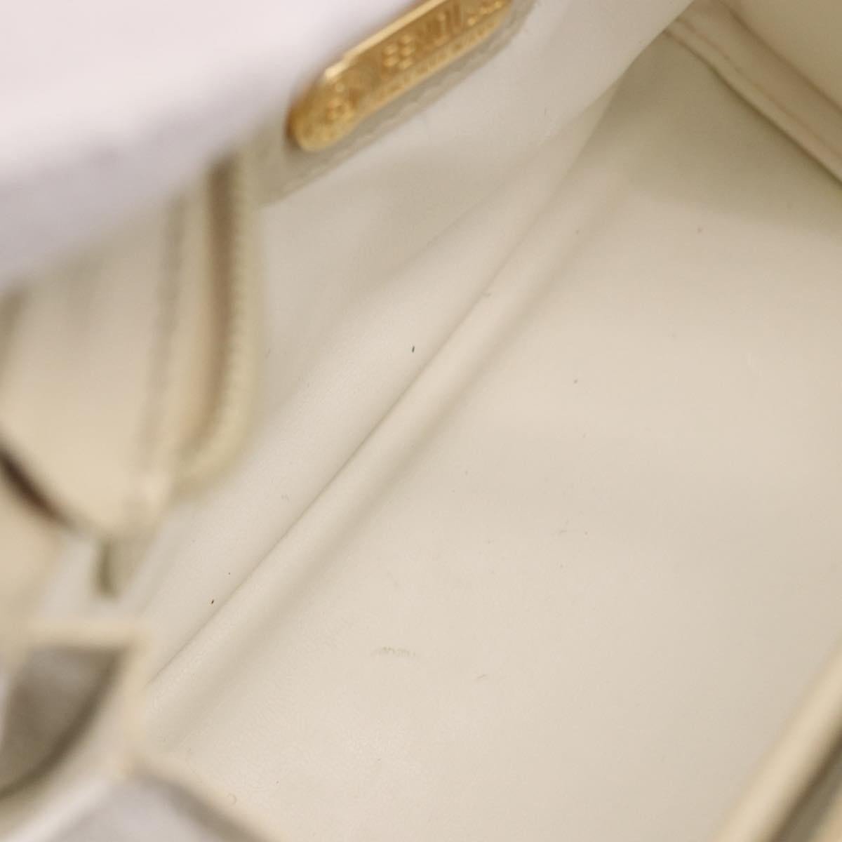 Fendi Vintage Handbag Leather Beige