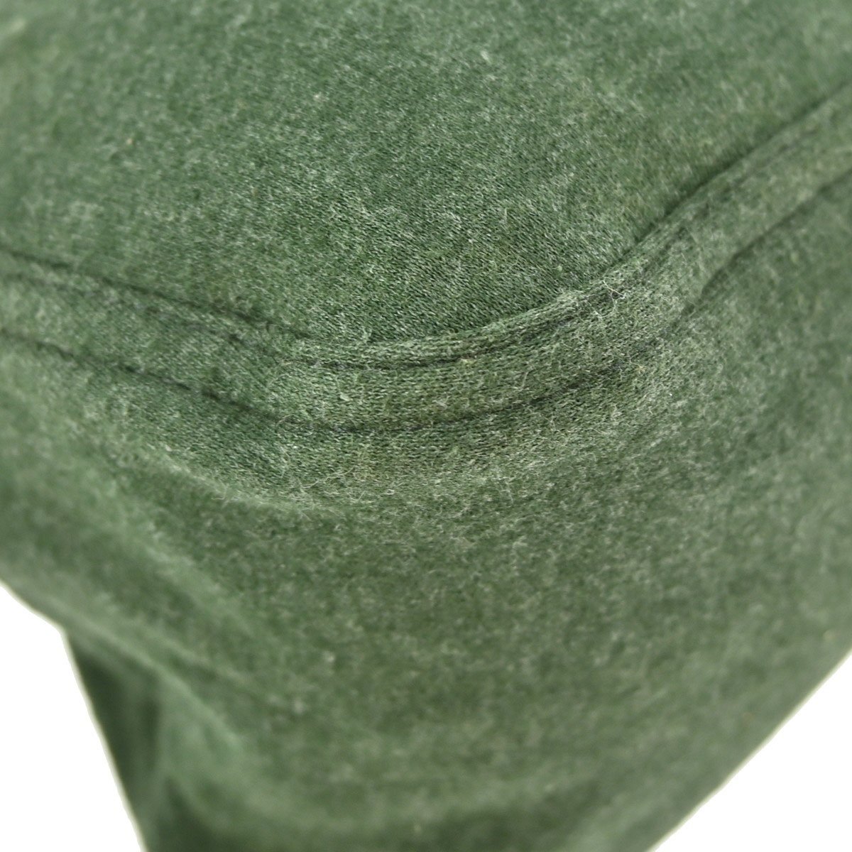 Fendi Fendi Vintage Flap Shoulder Bag Zucchino Canvas with Leather Medium Groen