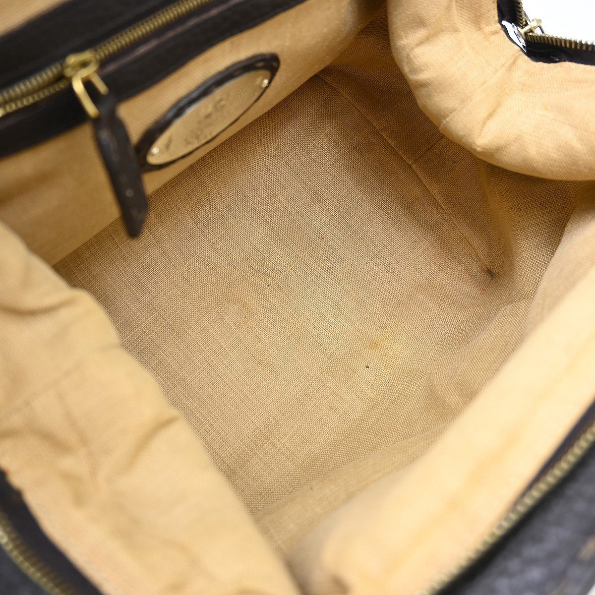 Fendi Selleria Frame Doctor Bag Leather Small Bruin