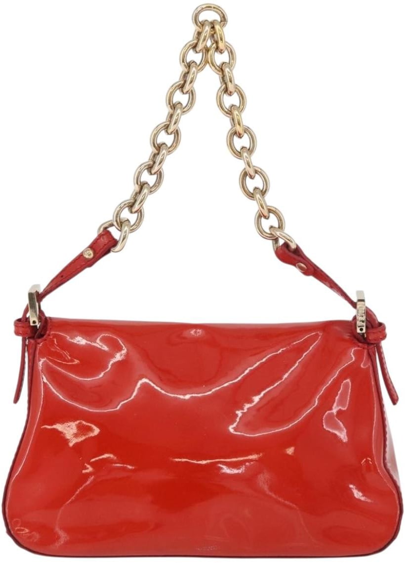 Fendi Fendi Forever Mama Bag Patent Mini Rood
