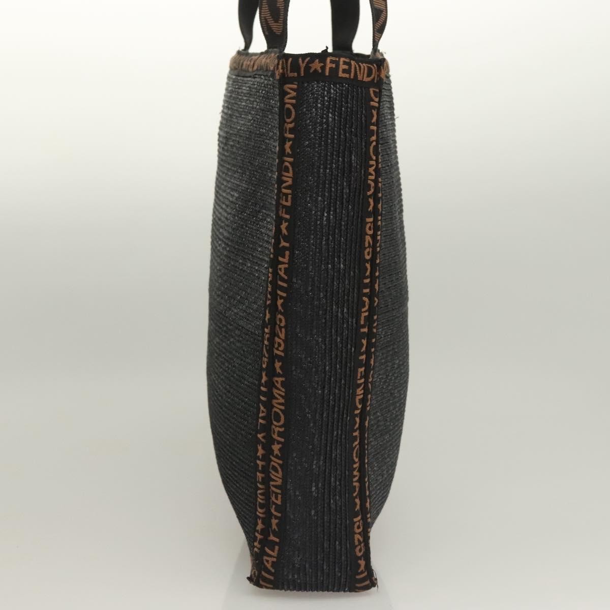 Fendi Fendi Zucca Tote bag Straw Zwart