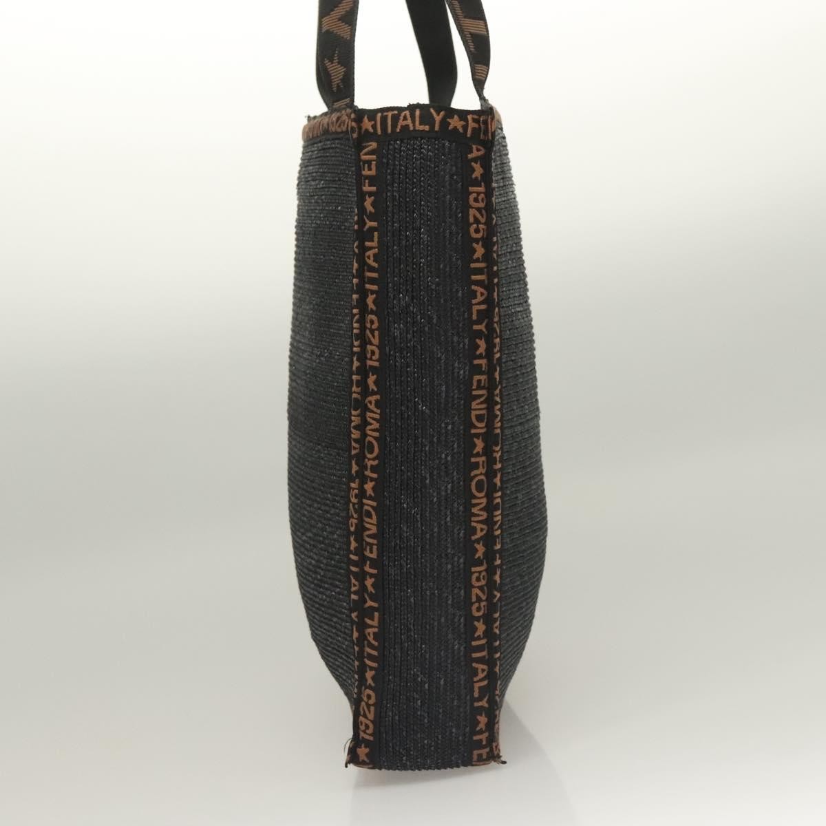 Fendi Fendi Zucca Tote bag Straw Zwart