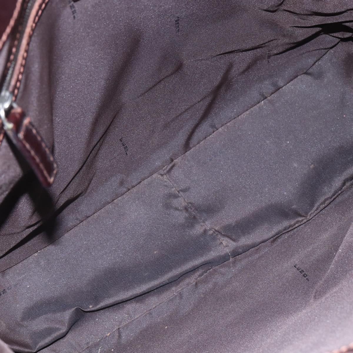 Fendi Fendi Vintage Open Tote Zucca Canvas with Leather Large Zwart