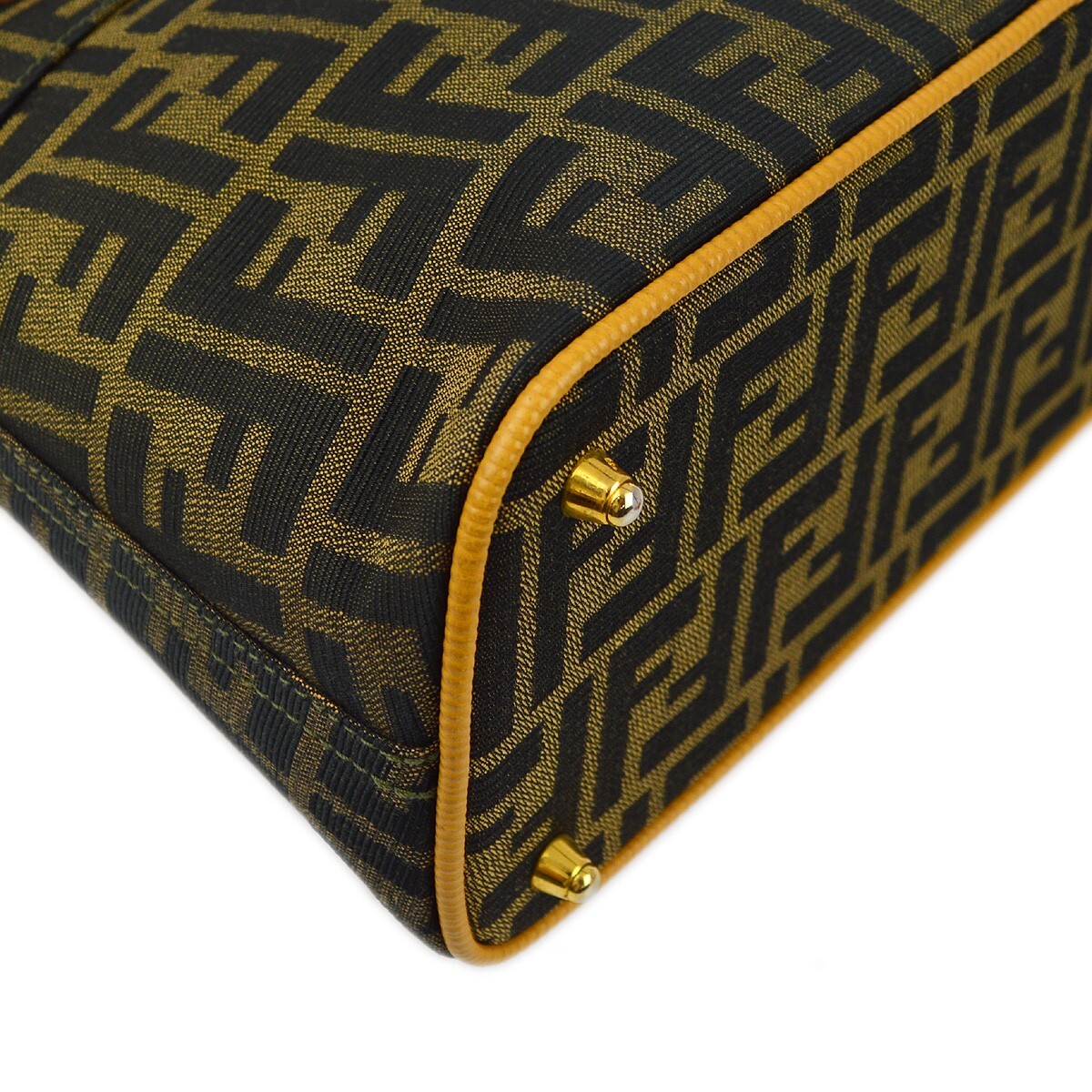 Fendi Fendi Convertible Dome Bag Zucca Canvas Large Bruin