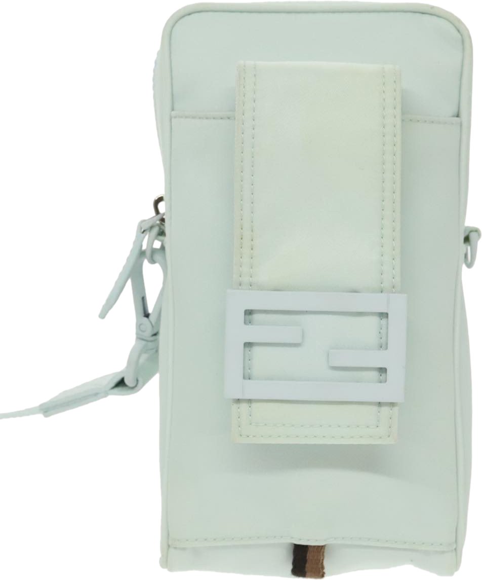 Fendi Crossbody Phone Holder Nylon Blauw