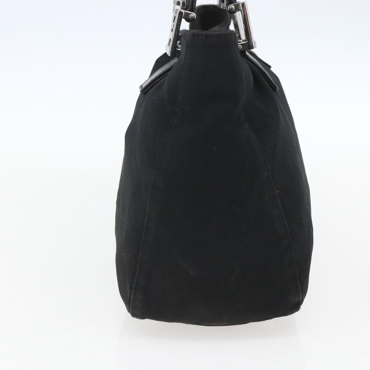 Fendi Fendi Vintage FF Handle Tote Nylon Zwart