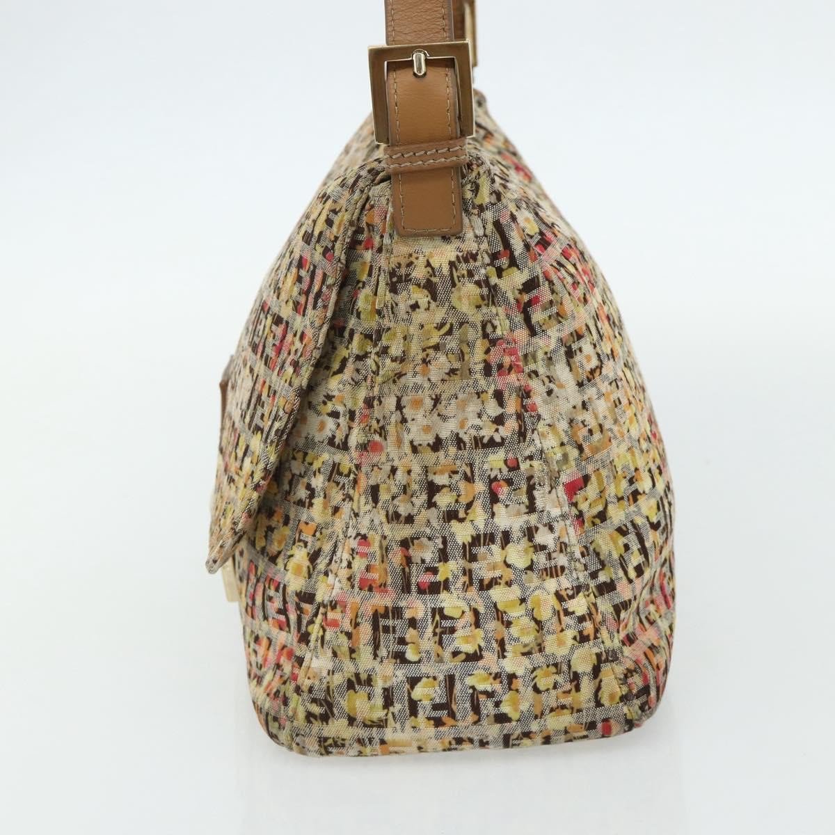 Fendi Fendi Mamma Baguette Zucca canvas medium Beige