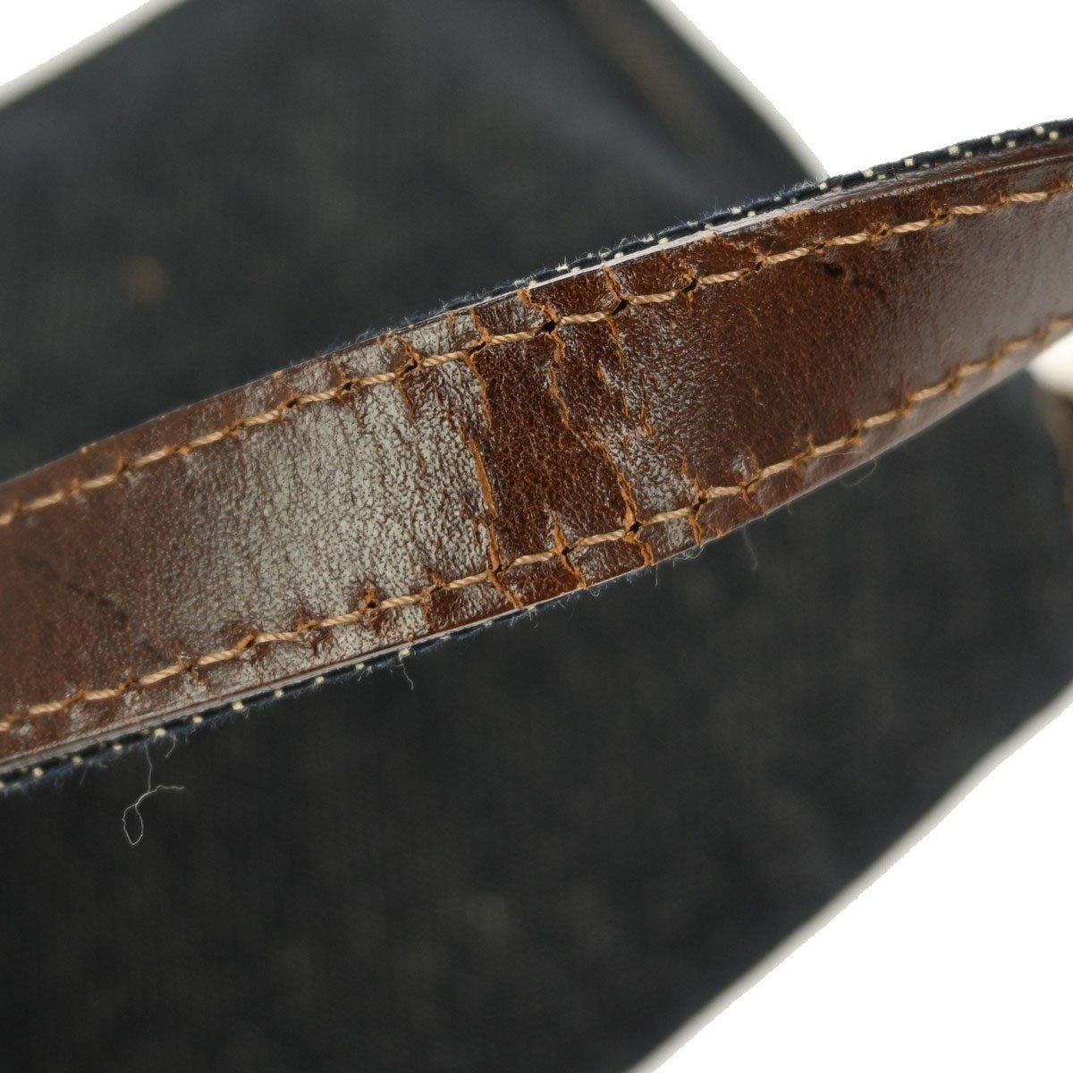 Fendi Fendi Vintage Shoulder Bag Denim Navy