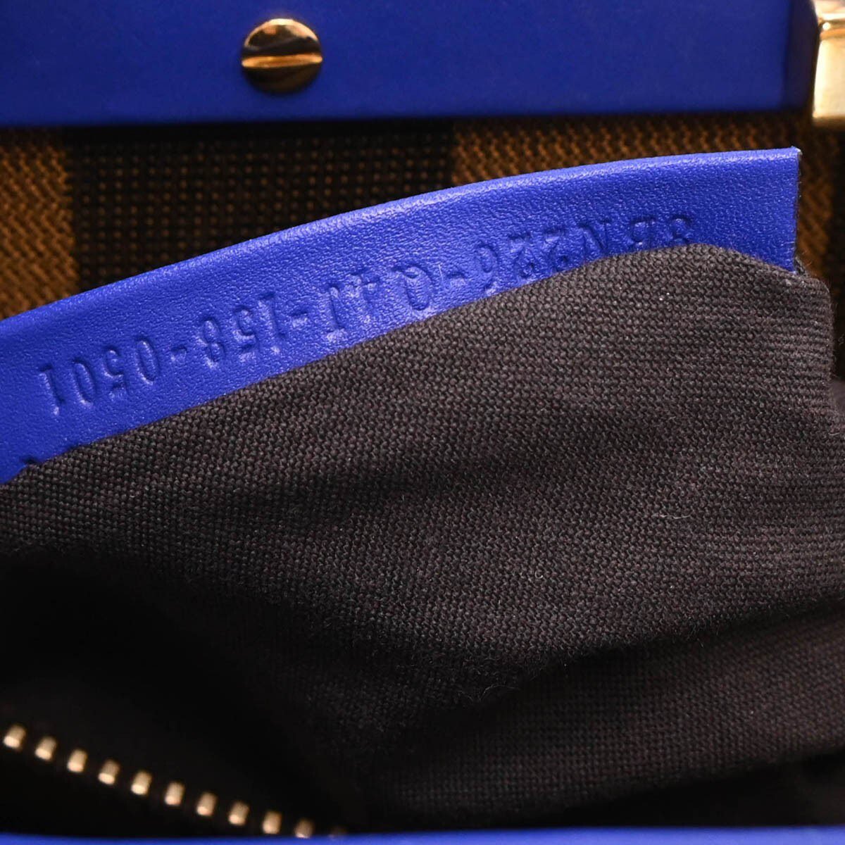 Fendi Fendi Peekaboo Bag Soft Leather Regular Blauw