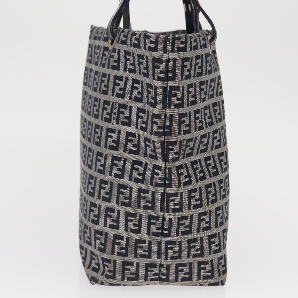 Fendi Fendi Shopping Tote Zucchino Canvas Navy