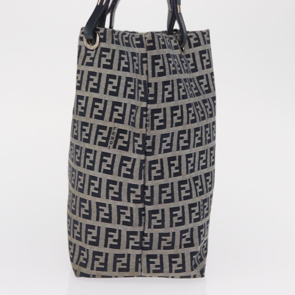 Fendi Fendi Shopping Tote Zucchino Canvas Navy