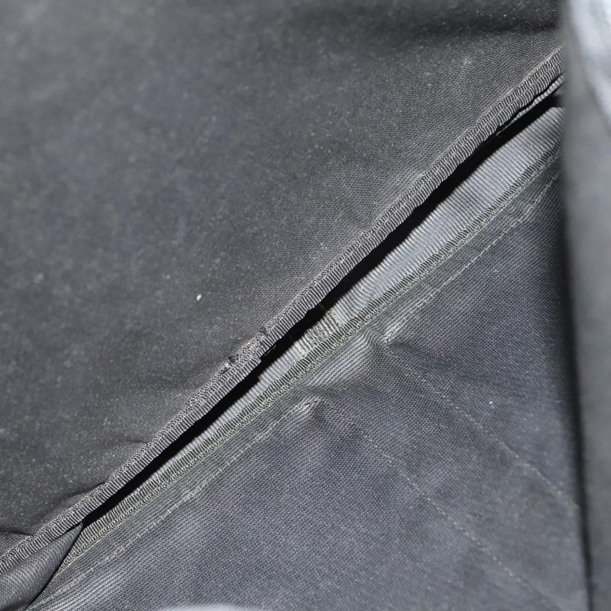 Fendi Fendi Vintage Double Buckle Flap Shoulder Bag Nylon Zwart