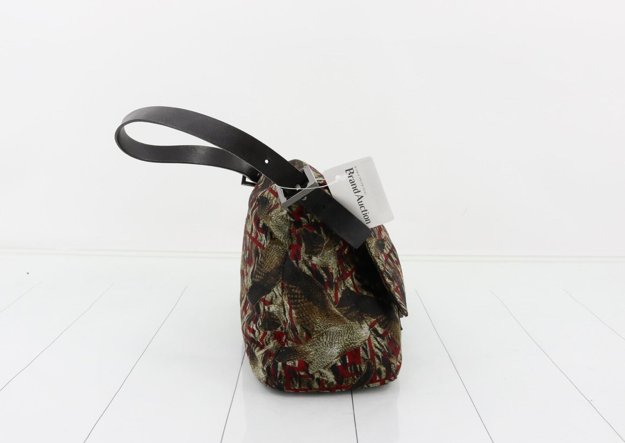 Fendi Mamma Baguette Canvas motif Bird medium Divers