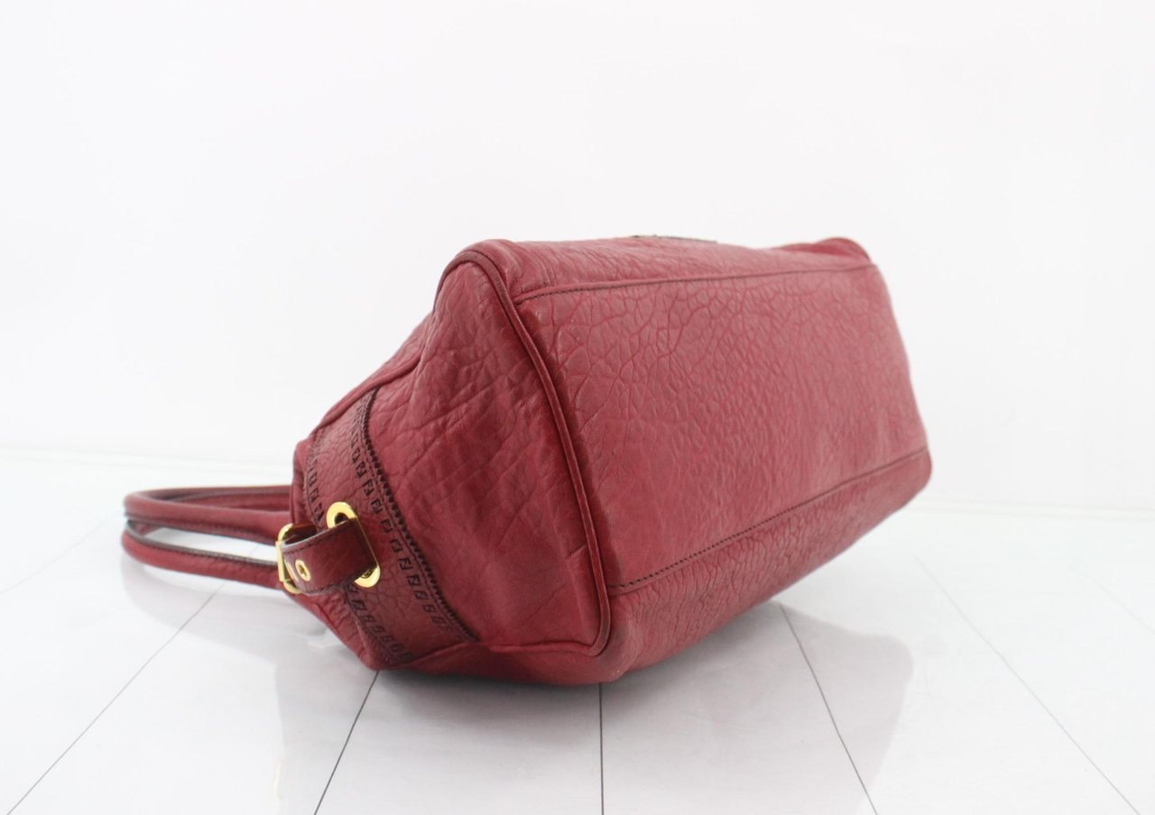 Fendi Sac Etniko Leather Rood