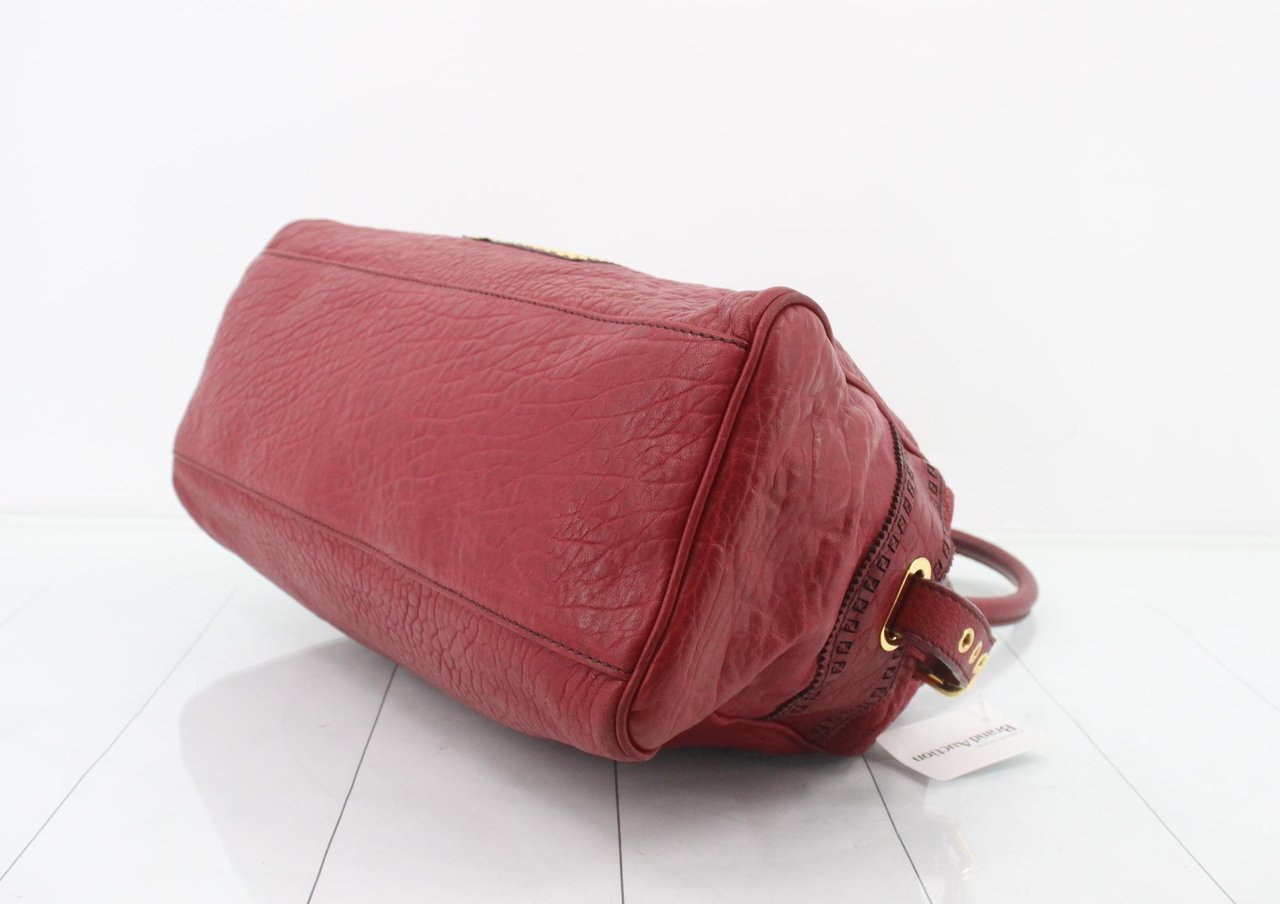Fendi Sac Etniko Leather Rood