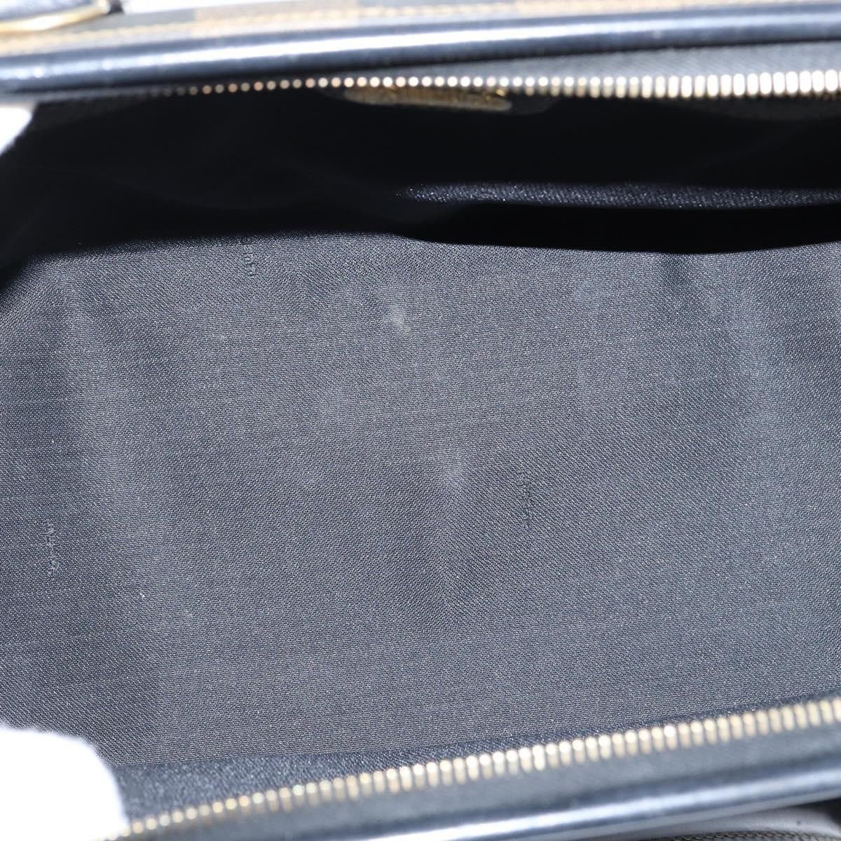 Fendi Fendi Vintage Pequin Boston Bag Coated Canvas Mini Bruin