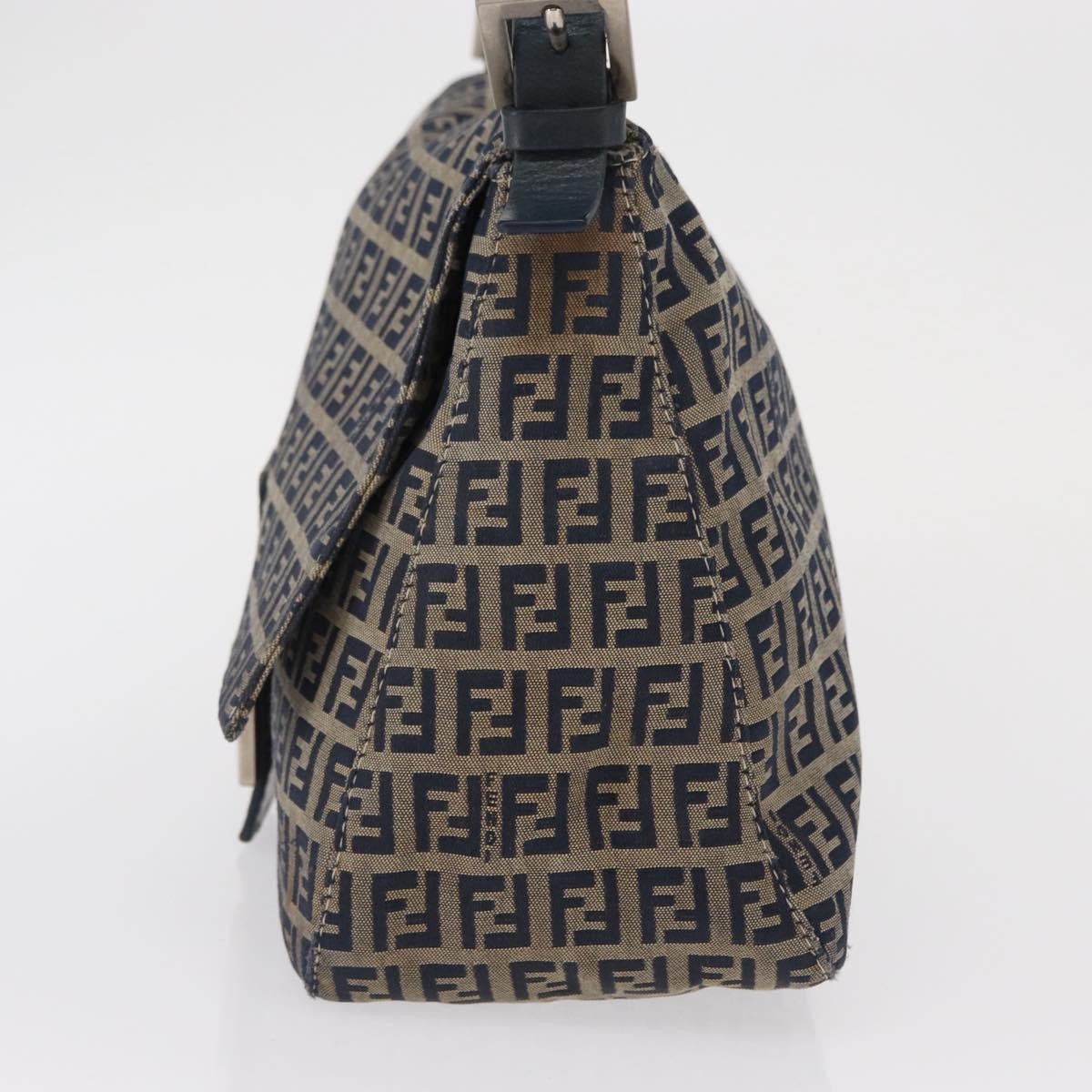 Fendi Fendi Mama Forever Bag Zucchino Canvas Mini Navy