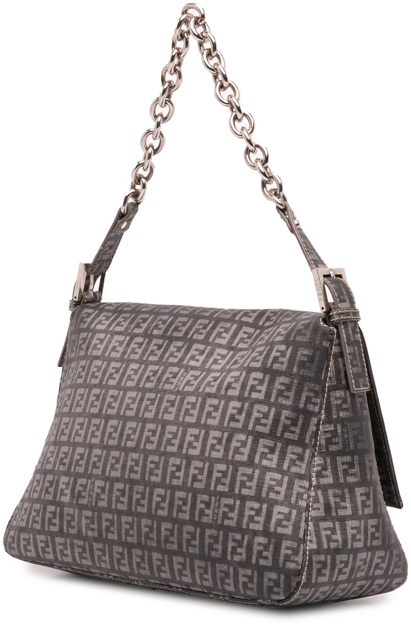 Fendi Zucchino Spalmati Chain Mamma Forever Grijs