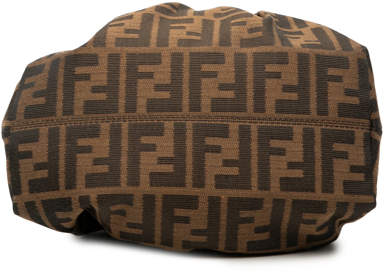 Fendi Mini Zucca Canvas Chef Handbag Bruin