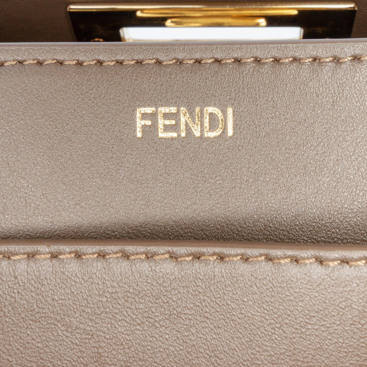 Fendi Antonio Lopez Medium Zucca Coated Canvas Peekaboo ISeeU Satchel Bruin