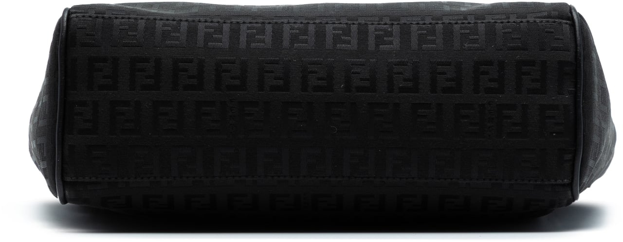 Fendi Zucchino Canvas Tote Bruin