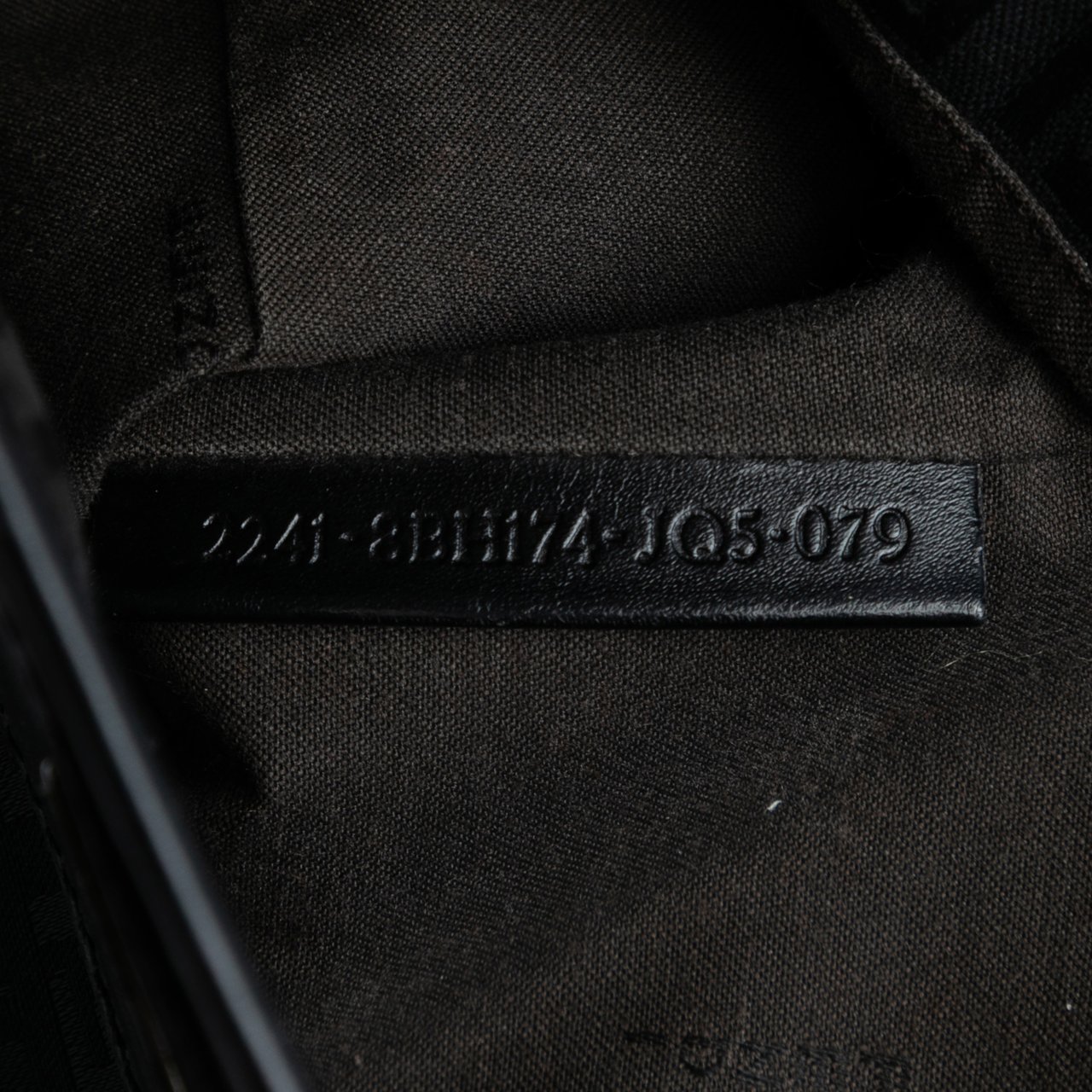 Fendi Zucchino Canvas Tote Bruin