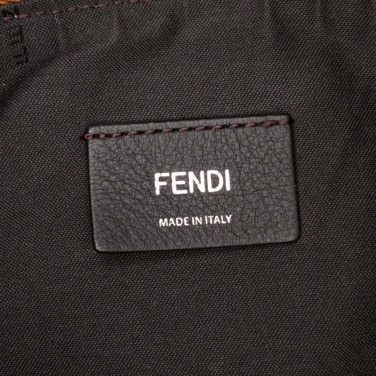 Fendi Medium Leather Fendigraphy Hobo Bruin