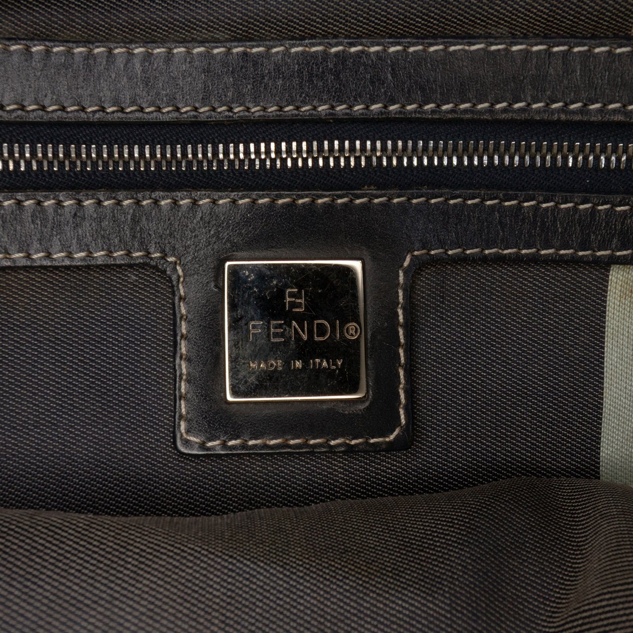 Fendi Canvas FF Marble Mamma Forever Blauw