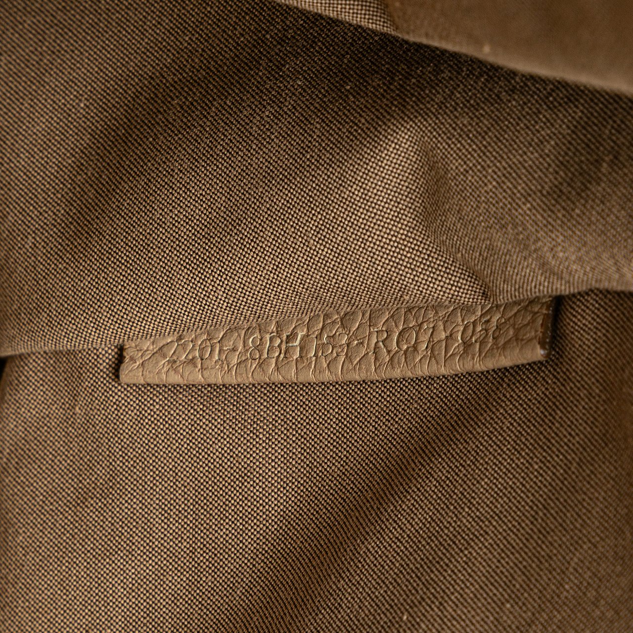 Fendi Zucchino Canvas Tote Bruin