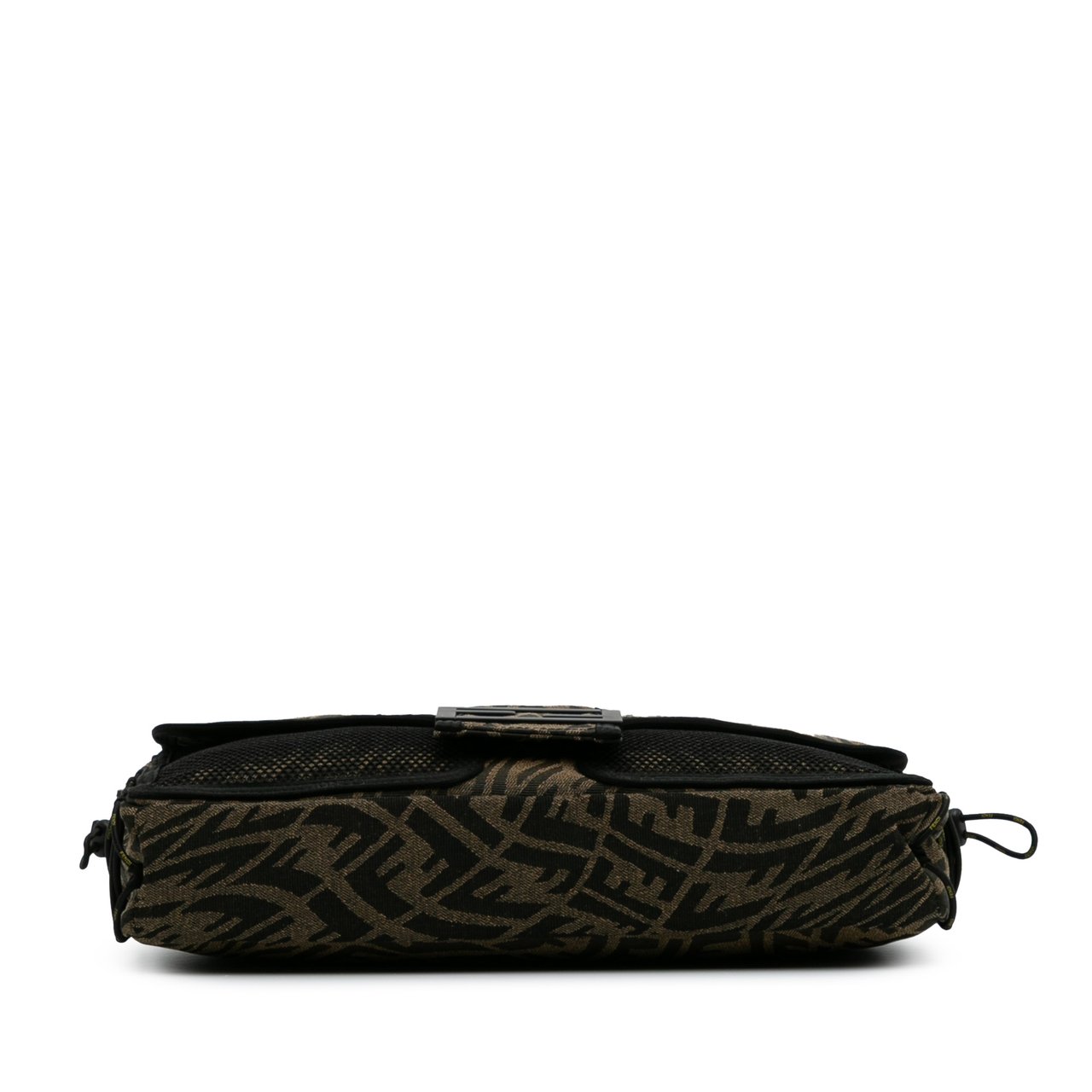 Fendi Large Zucca Vertigo Mesh Baguette Satchel Bruin