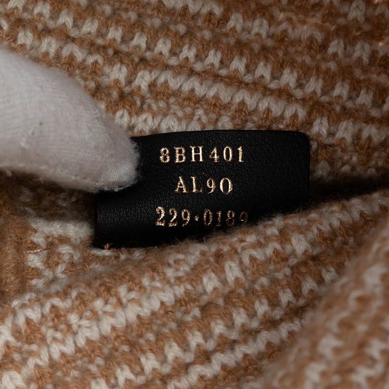 Fendi Large Zucca Cashmere Shopper Tote Bruin