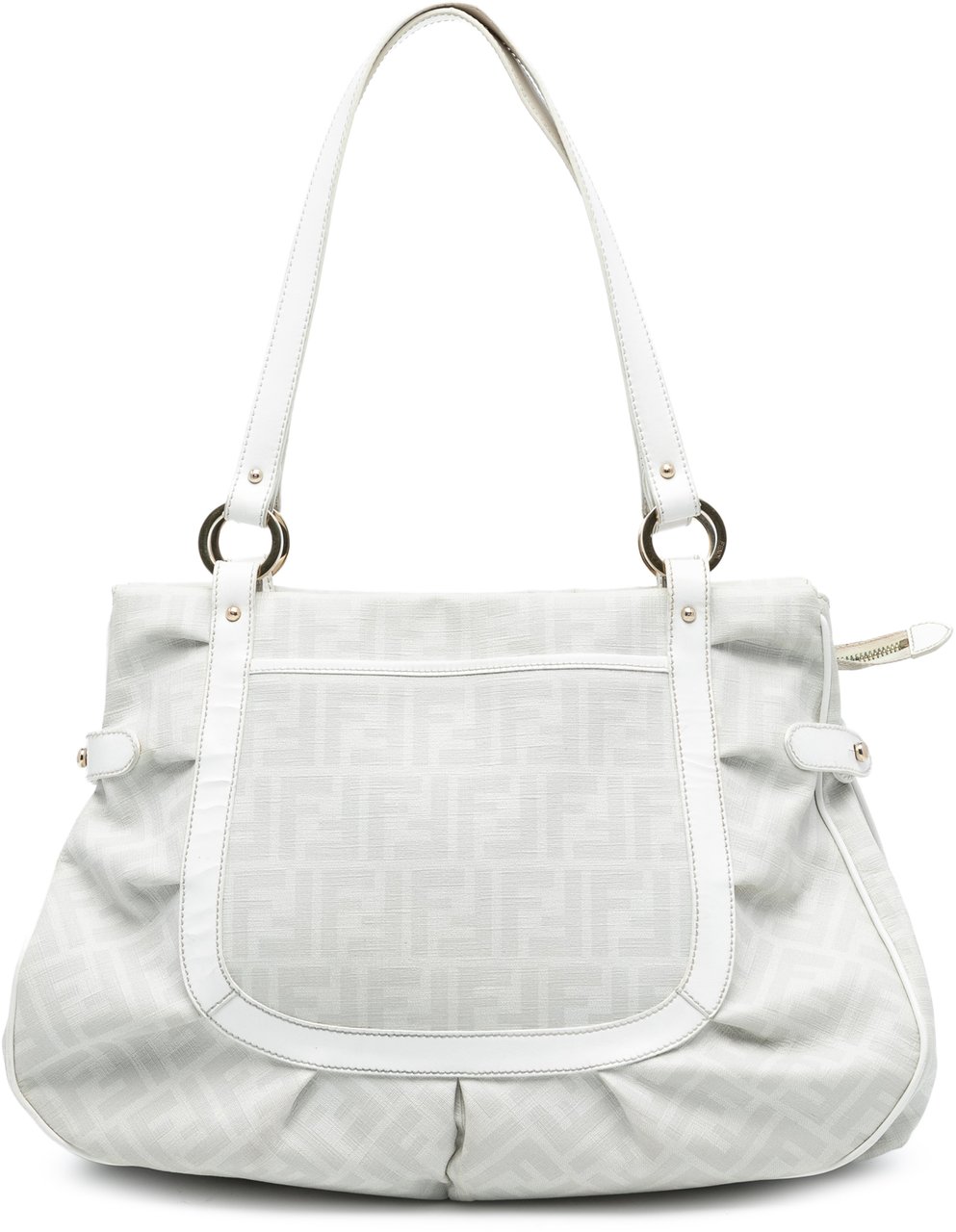 Fendi Large Zucca Spalmati Chef Shopper Tote Wit