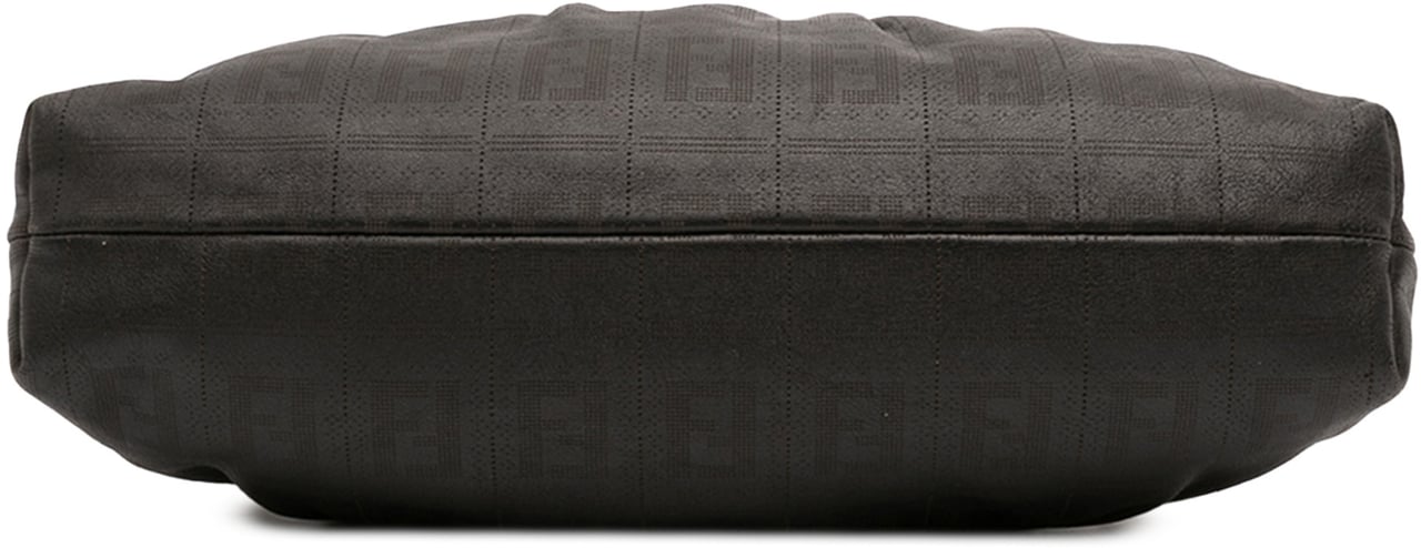 Fendi Perforated Nappa Chef Hobo Zwart