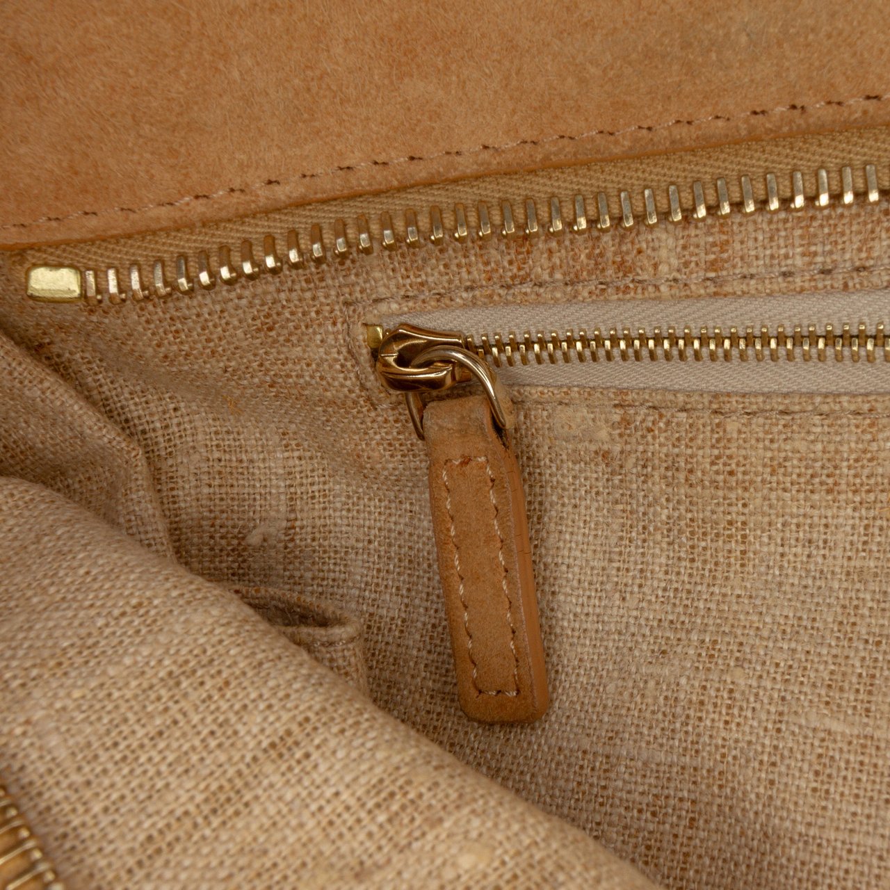 Fendi Medium Pequin Canvas Roll Tote Bruin