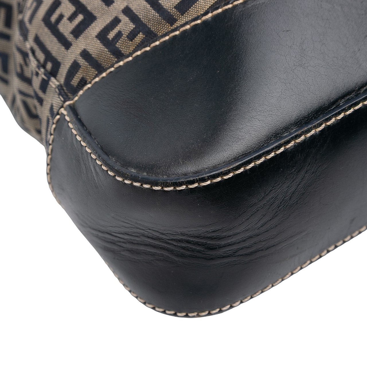 Fendi Zucchino Canvas Tote Grijs