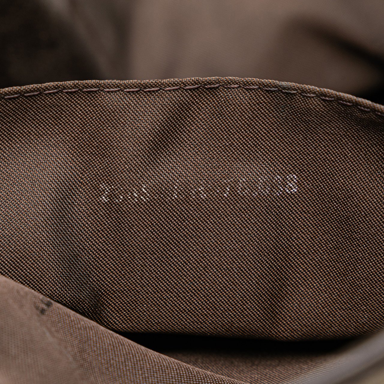 Fendi Medium Zucchino Canvas Roll Tote Bruin