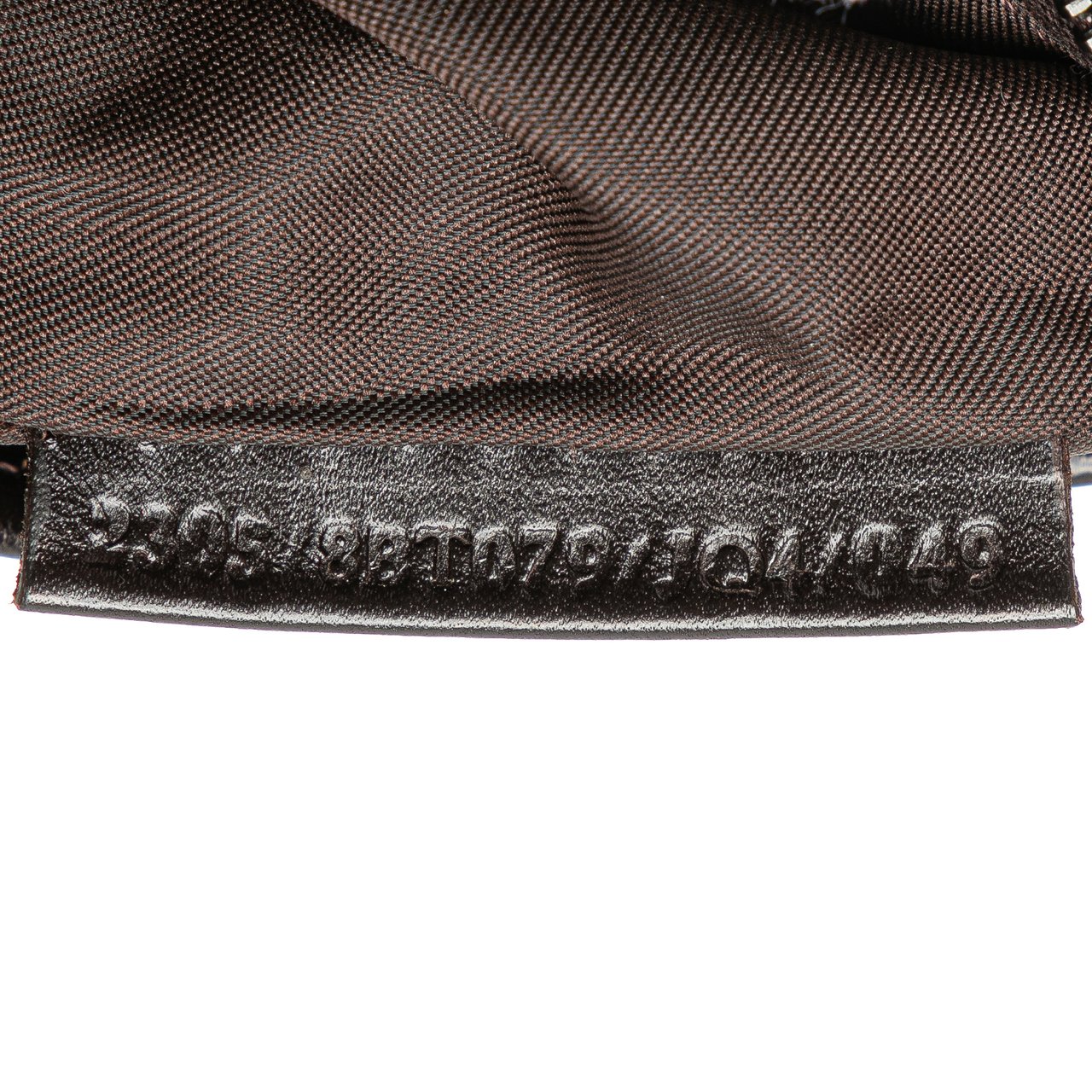 Fendi Zucchino Canvas Crossbody Bruin