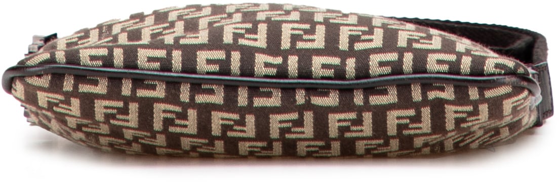 Fendi Zucchino Canvas Crossbody Bruin