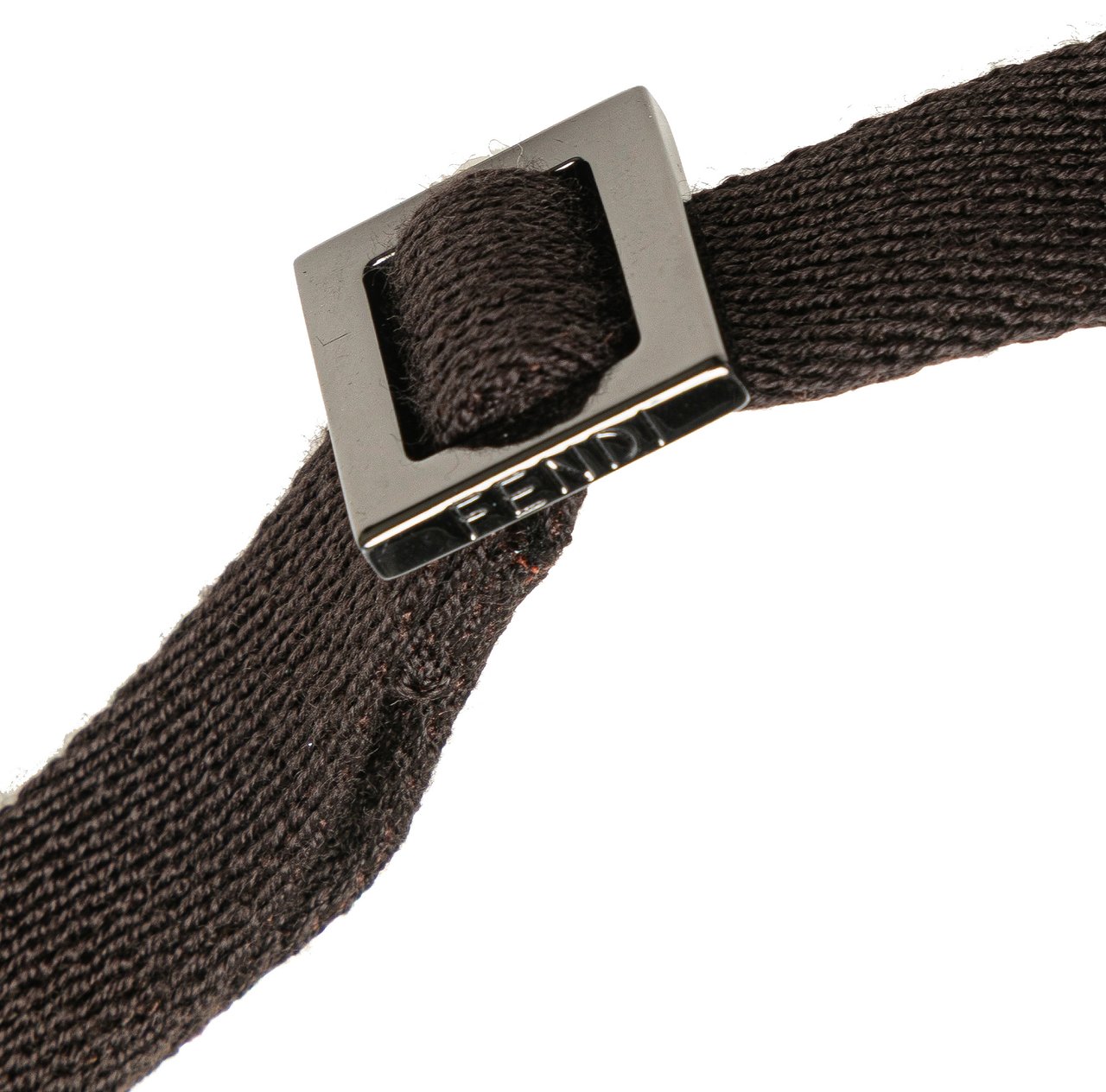Fendi Zucchino Canvas Crossbody Bruin