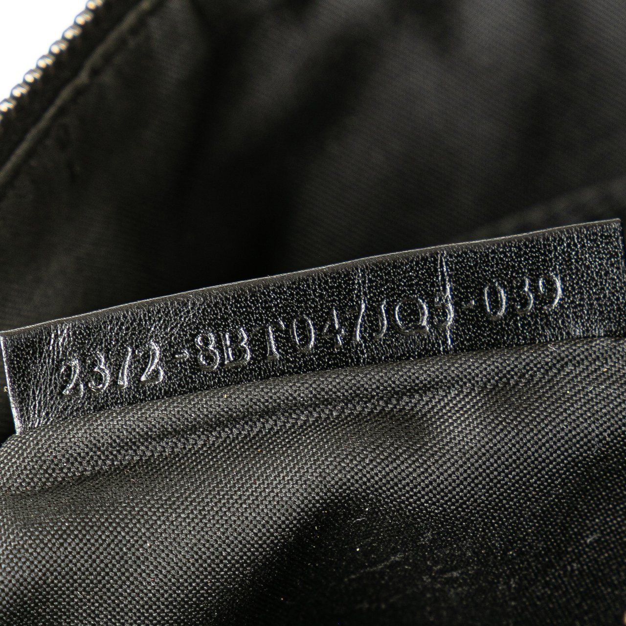 Fendi Zucchino Canvas Crossbody Zwart