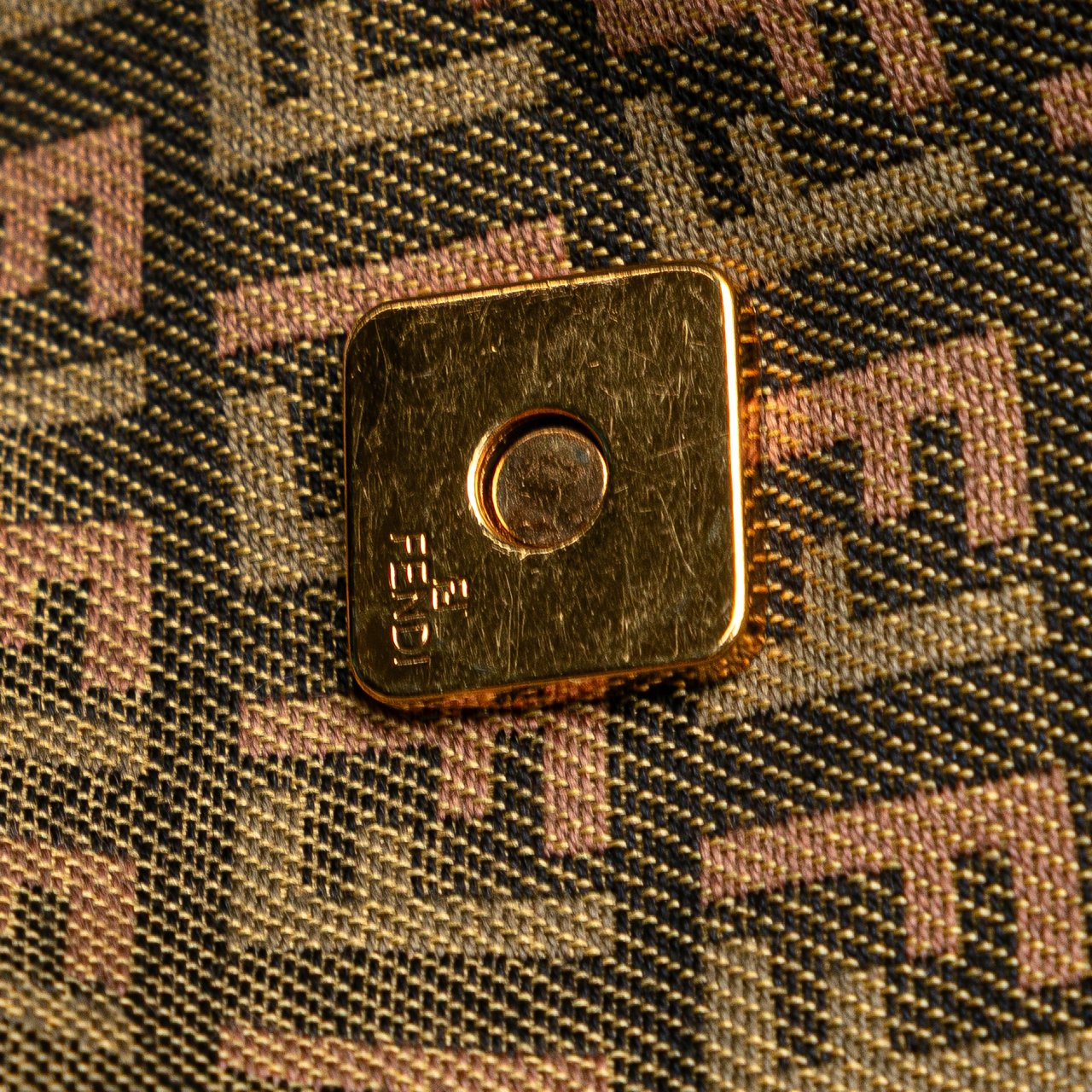 Fendi Multicolor Zucchino Canvas Mamma Forever Bruin