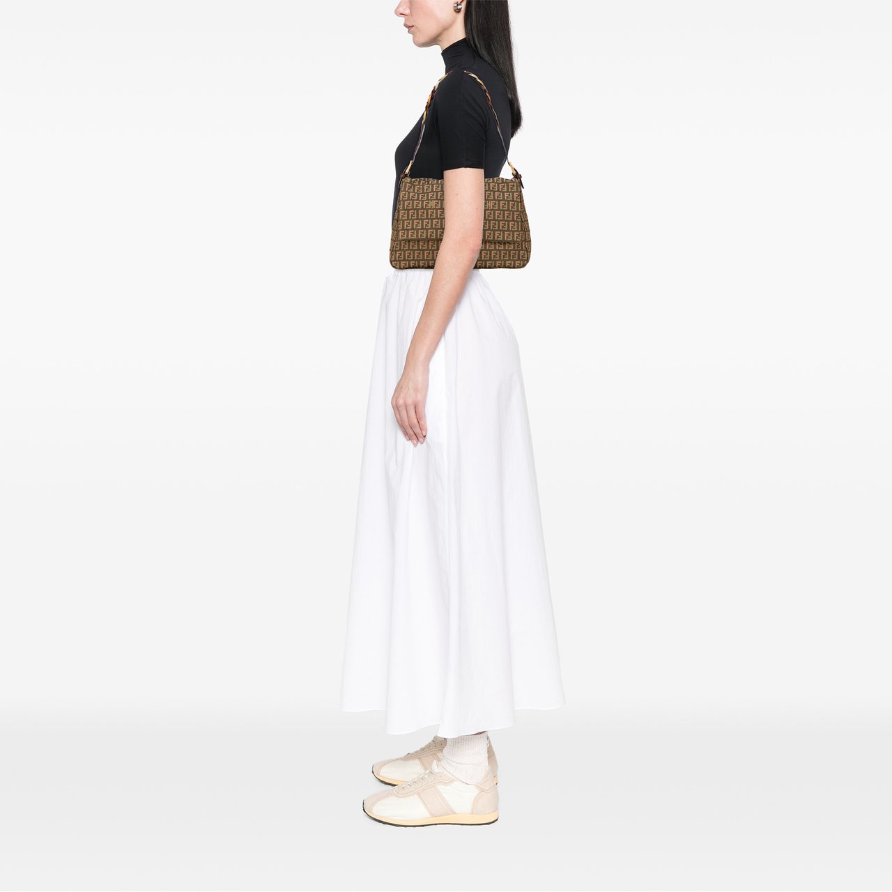 Fendi Multicolor Zucchino Canvas Mamma Forever Bruin