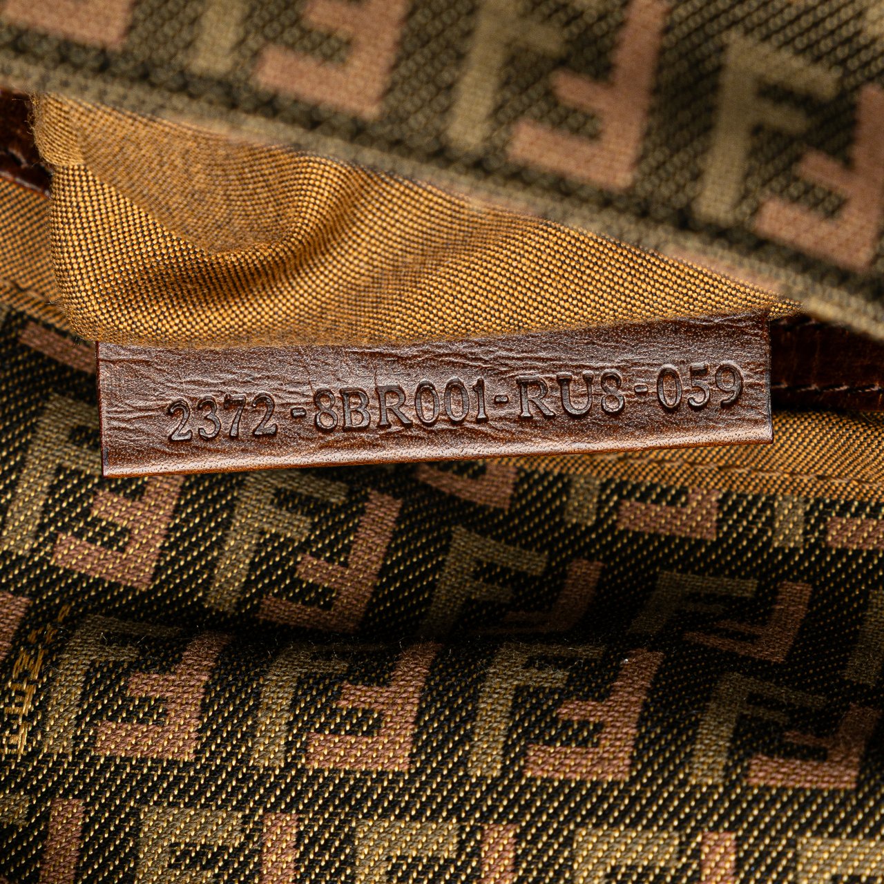 Fendi Multicolor Zucchino Canvas Mamma Forever Bruin