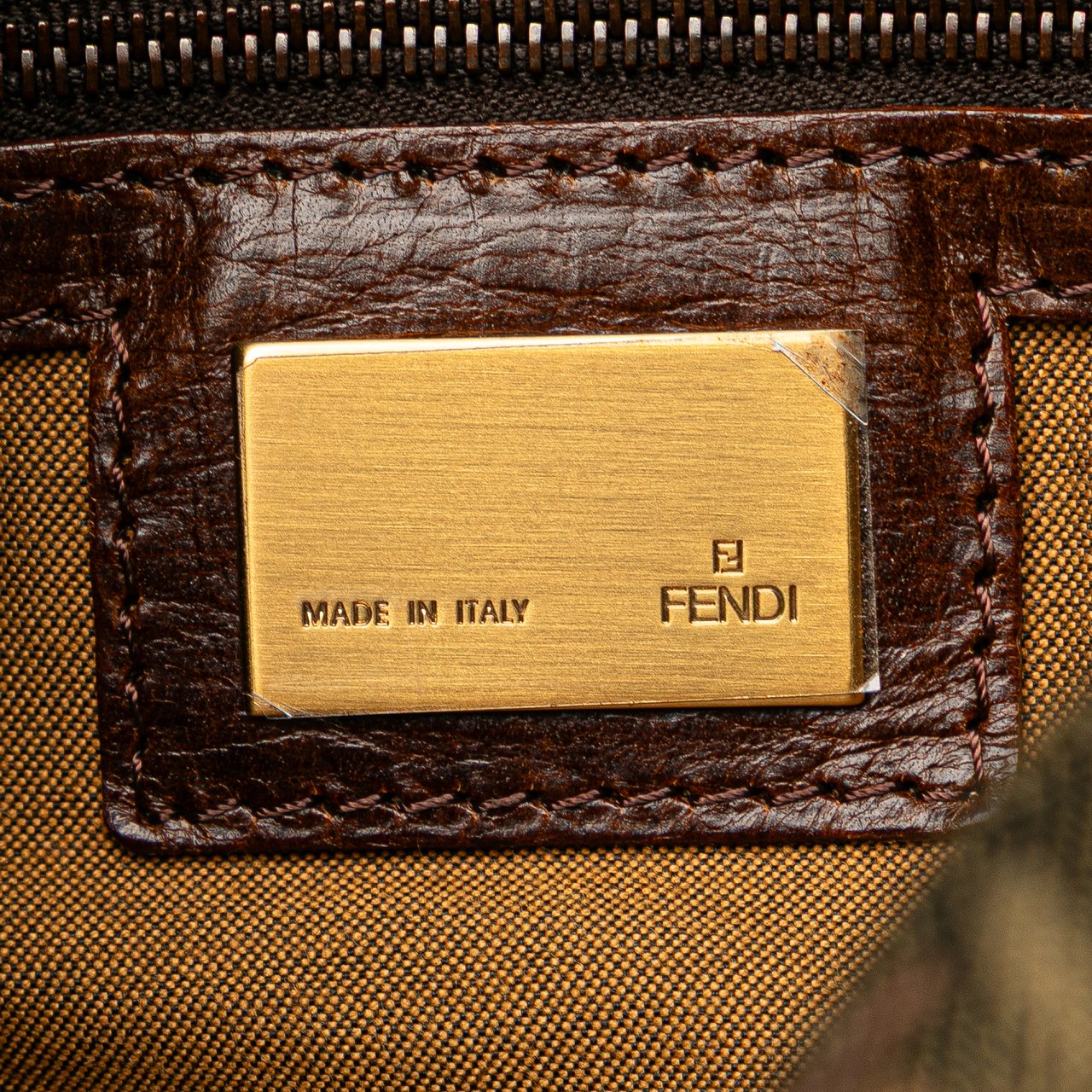 Fendi Multicolor Zucchino Canvas Mamma Forever Bruin