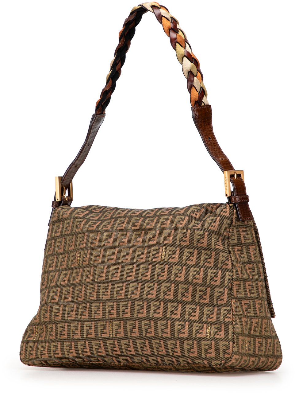 Fendi Multicolor Zucchino Canvas Mamma Forever Bruin