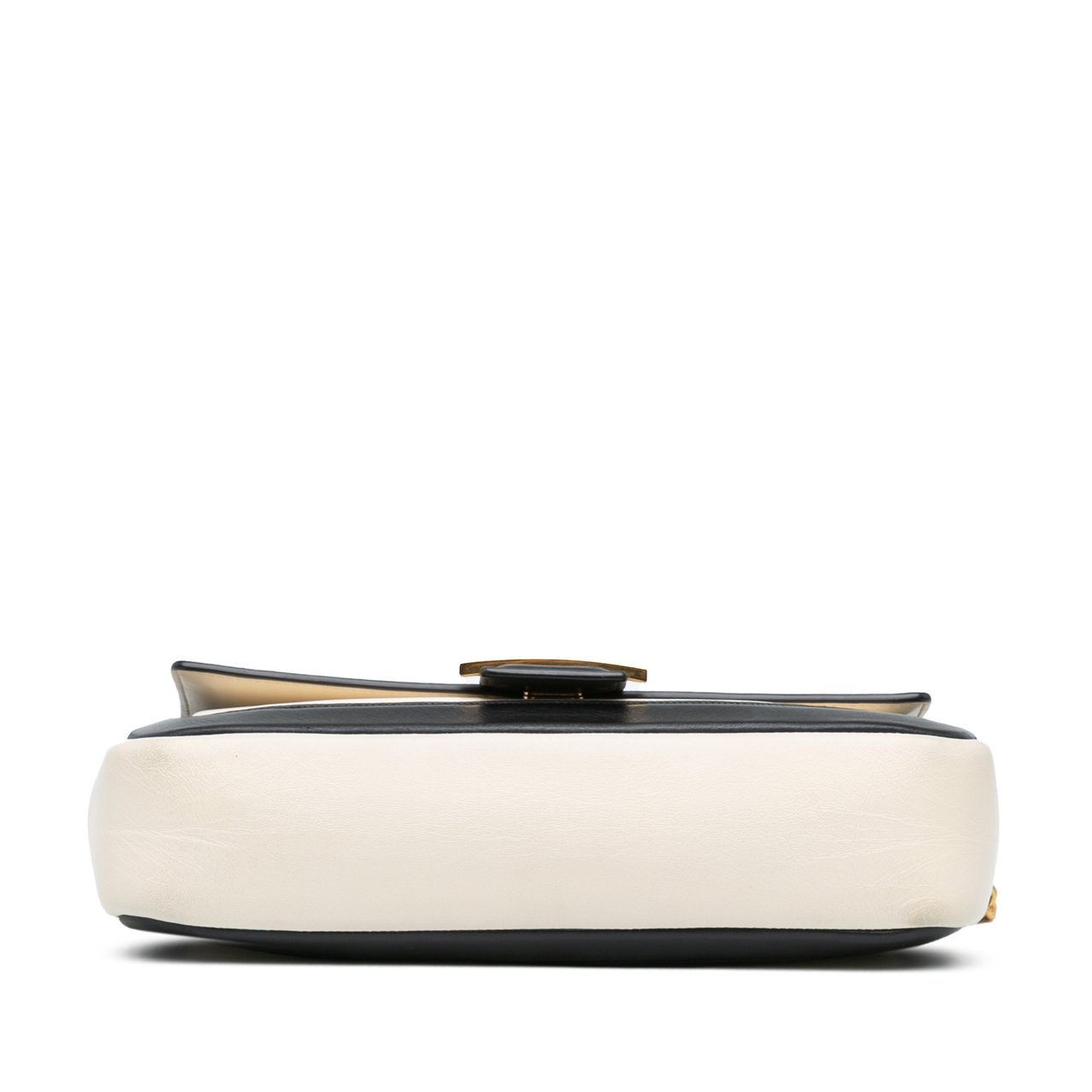 Fendi Bicolor Leather Chain Baguette Wit